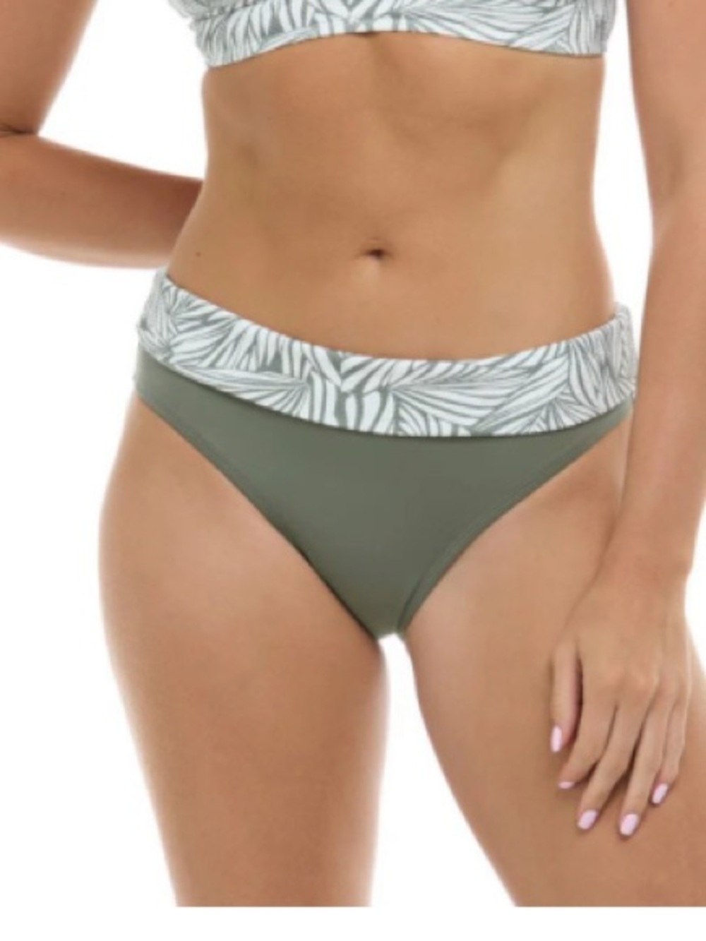 Skye Swimwear | Mid Waist Foldover in Biomes